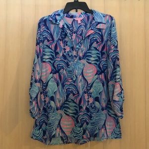 Lilly Pulitzer Everglades Top- Scale up